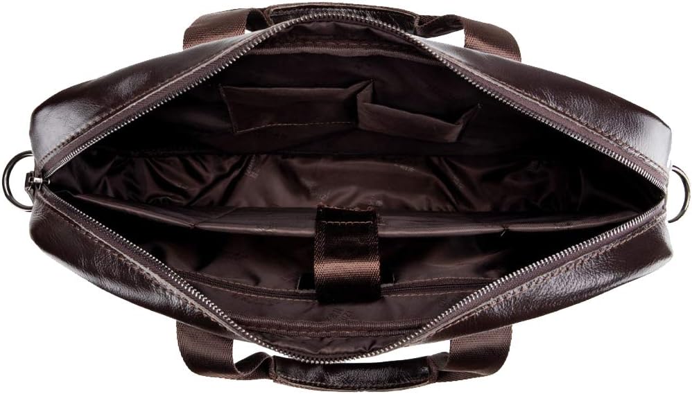 Clayton Leder Aktentasche – Klassische Businesstasche mit Laptopfach
