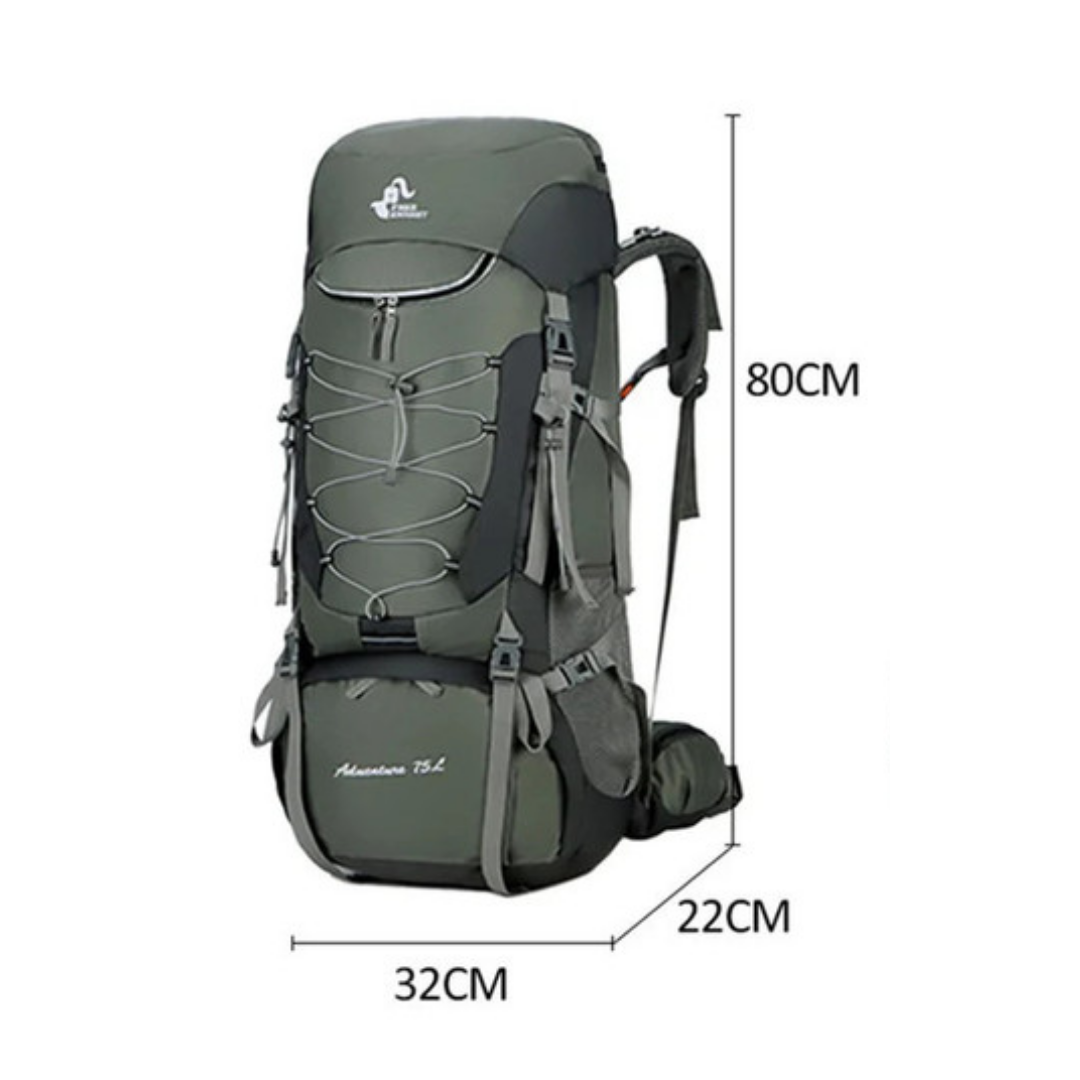 Wanderrucksack 75L – Ideal für Outdoor, Camping & Bergsteigen