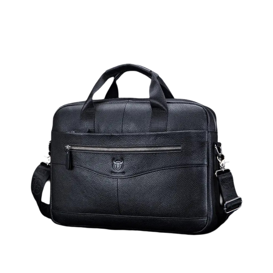 Clayton Leder Aktentasche – Klassische Businesstasche mit Laptopfach