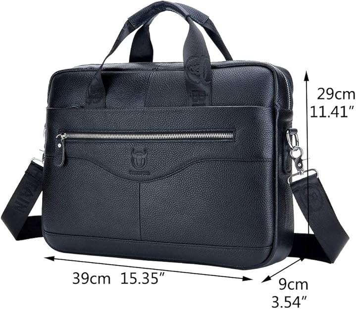 Clayton Leder Aktentasche – Klassische Businesstasche mit Laptopfach