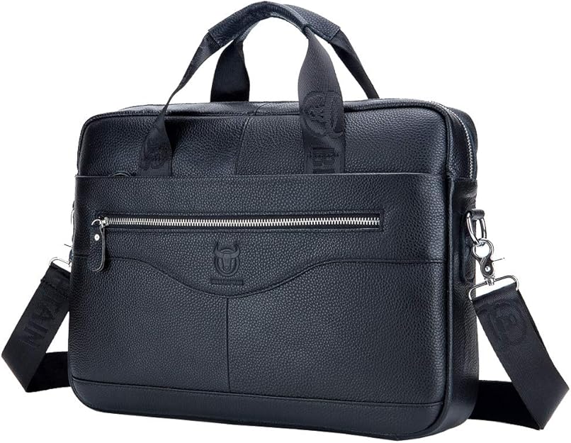 Clayton Leder Aktentasche – Klassische Businesstasche mit Laptopfach