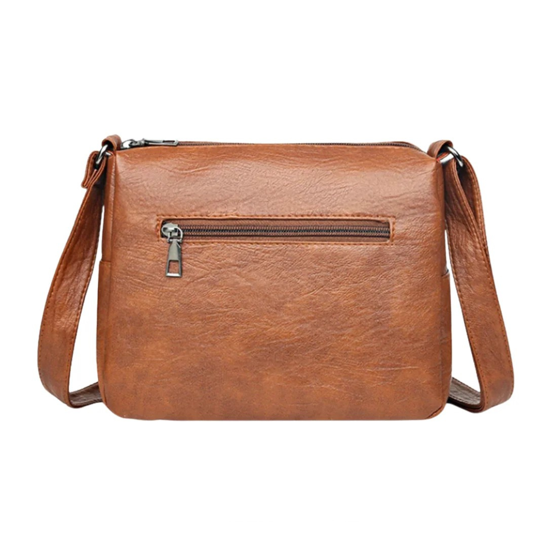 Vegane Leder-Umhängetasche Damen  5L – elegant, praktisch & leicht
