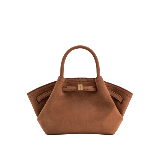 Mini Tote aus Veganem Wildleder – Elegant, Kompakt & Tierfreundlich