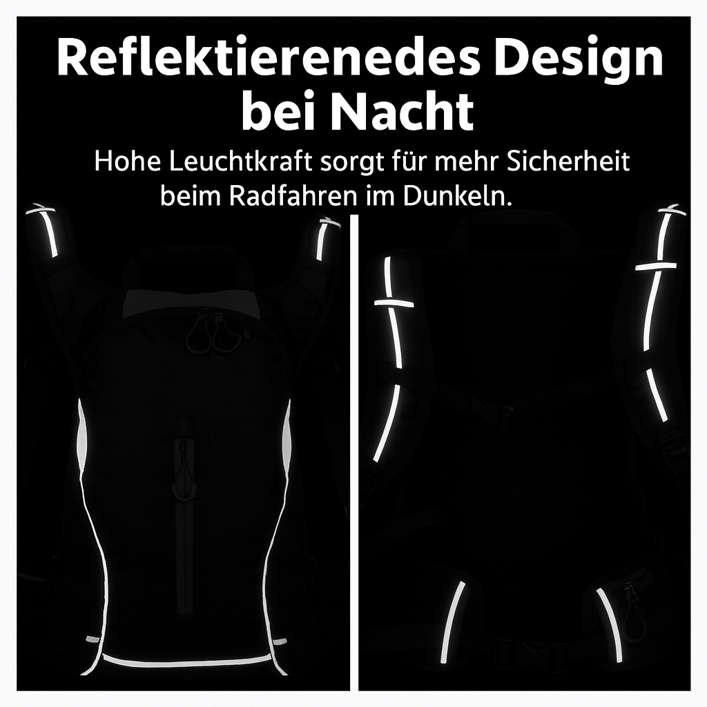 Ultraleichter Fahrradrucksack 16L – Leicht, wasserdicht & atmungsaktiv