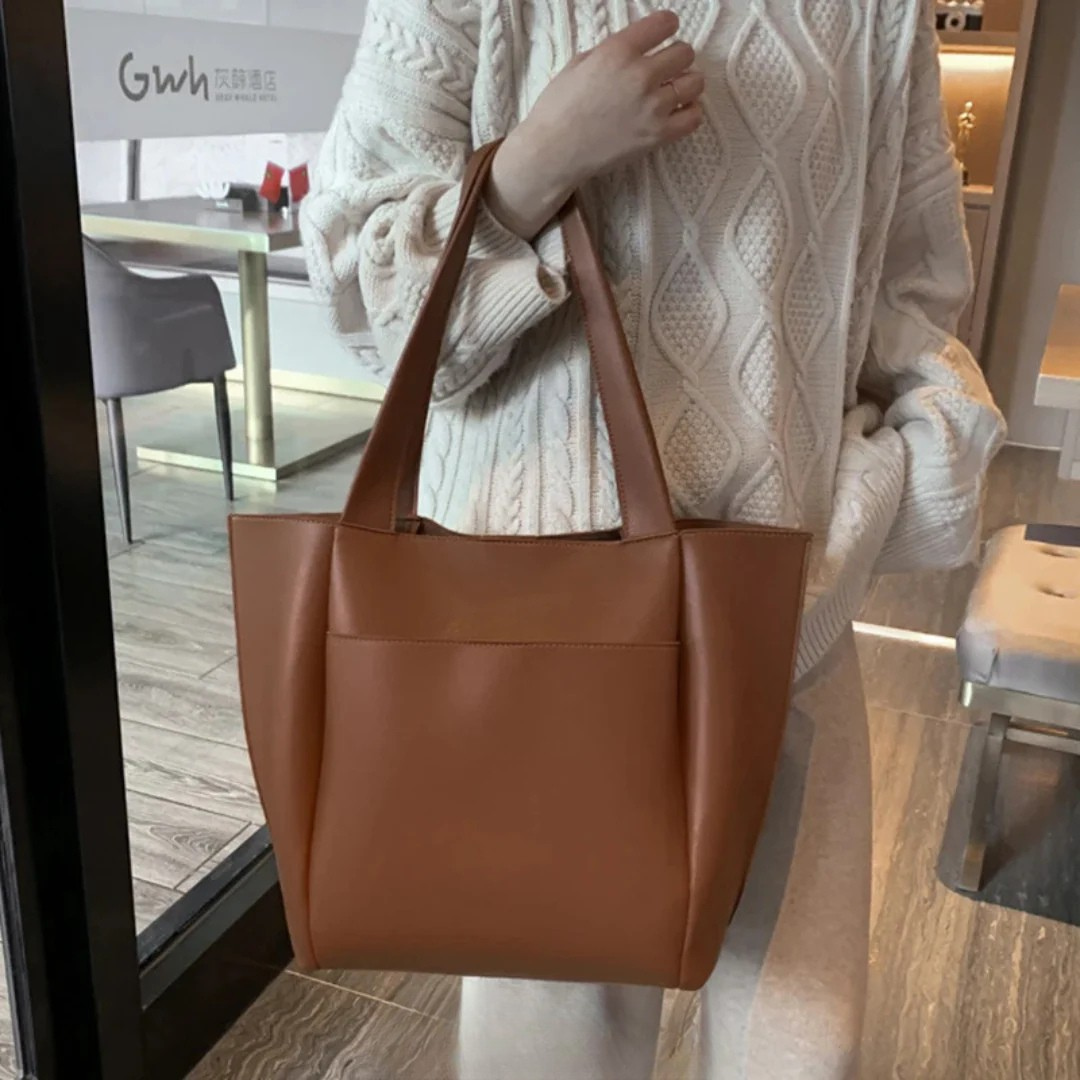 Elegante Handtaschen aus hochwertigem veganem Leder 10L – modern & praktisch