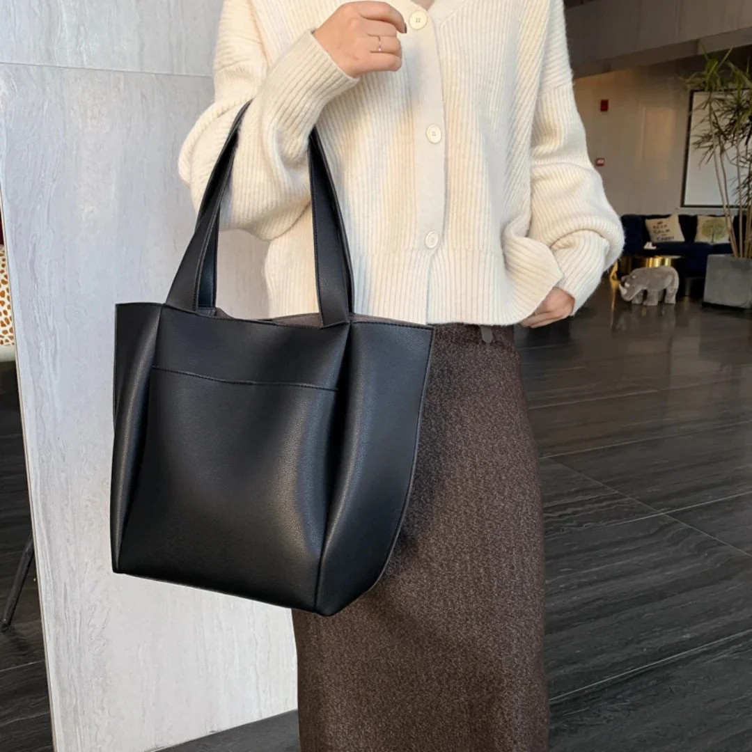 Elegante Handtaschen aus hochwertigem veganem Leder 10L – modern & praktisch