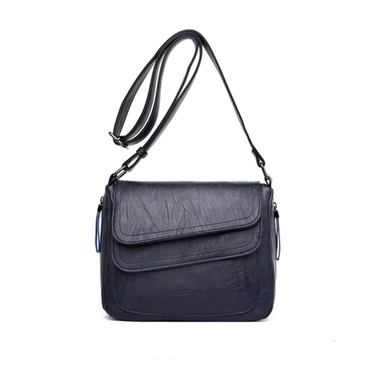 Stilvolle Handtasche aus Leder – kompakt, elegant und praktisch