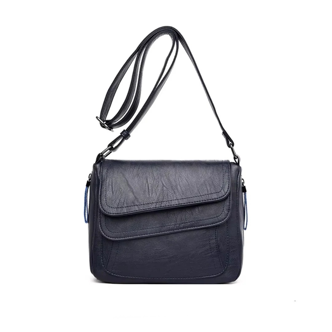 Stilvolle Handtasche aus Leder – kompakt, elegant und praktisch
