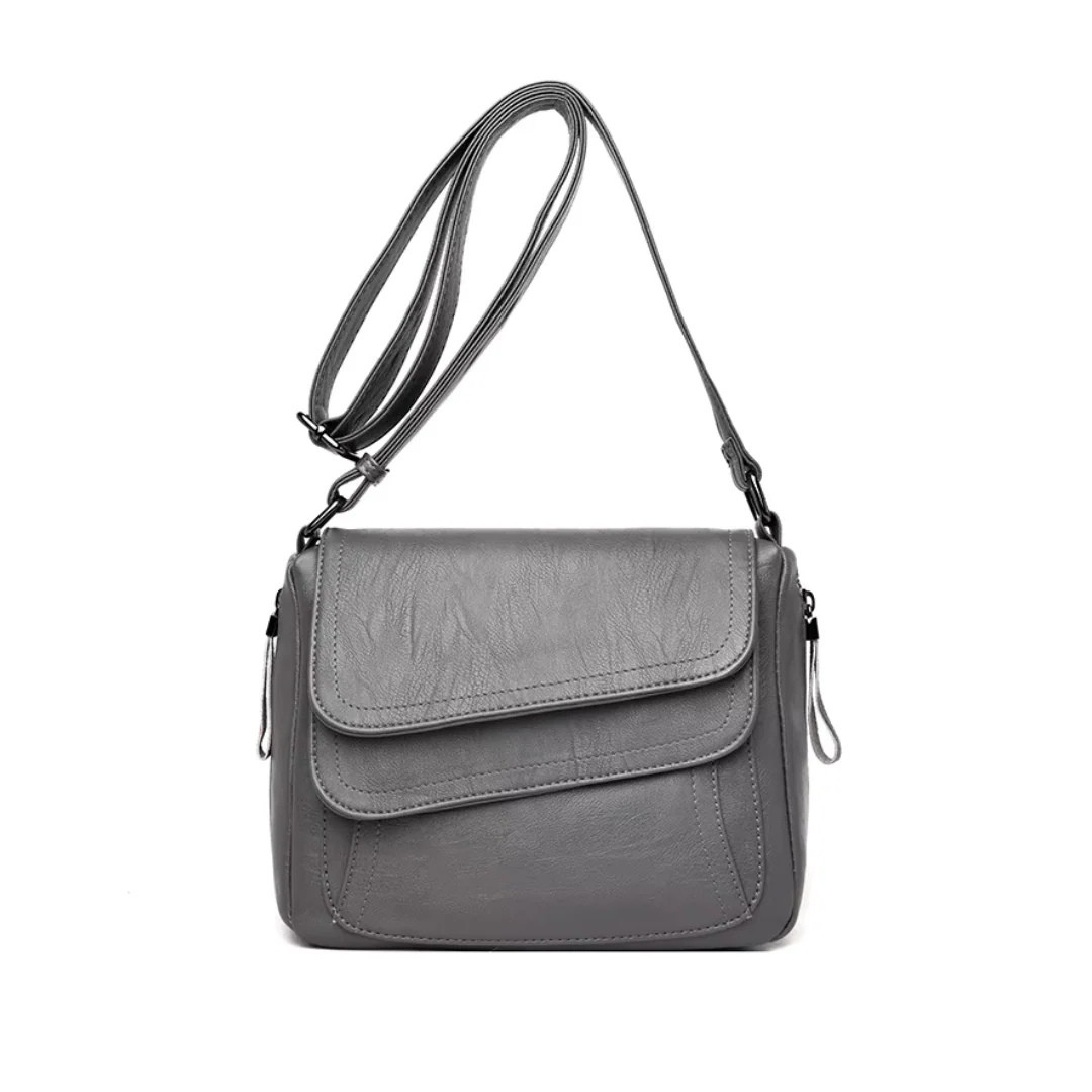 Stilvolle Handtasche aus Leder – kompakt, elegant und praktisch