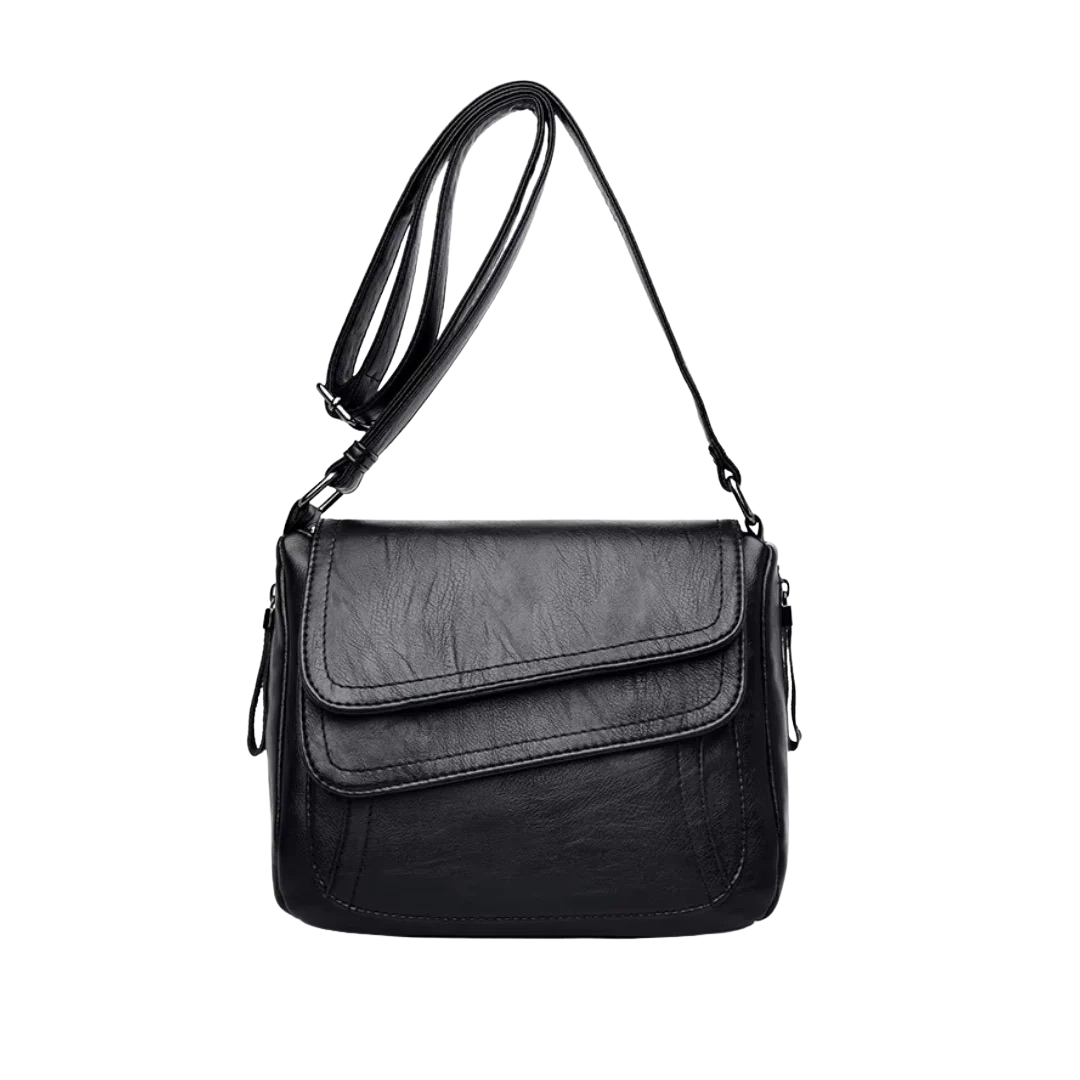 Stilvolle Handtasche aus Leder – kompakt, elegant und praktisch