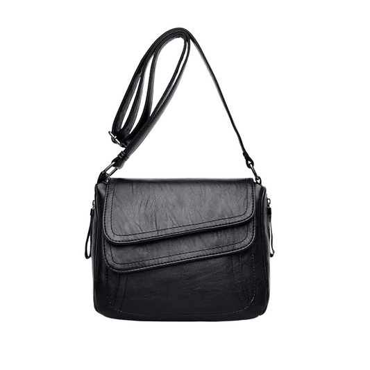 Stilvolle Handtasche aus Leder – kompakt, elegant und praktisch