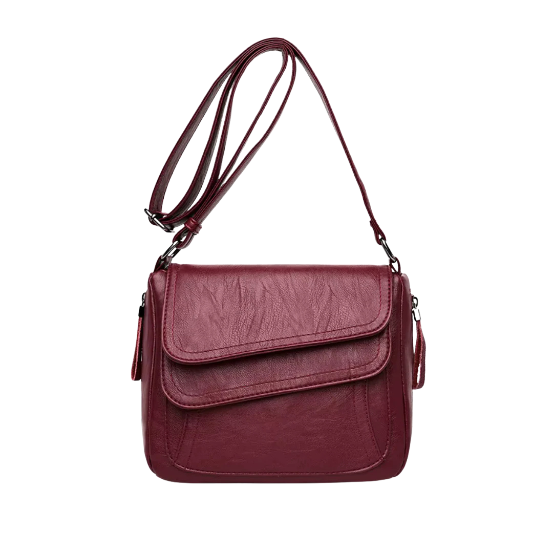 Stilvolle Handtasche aus Leder – kompakt, elegant und praktisch