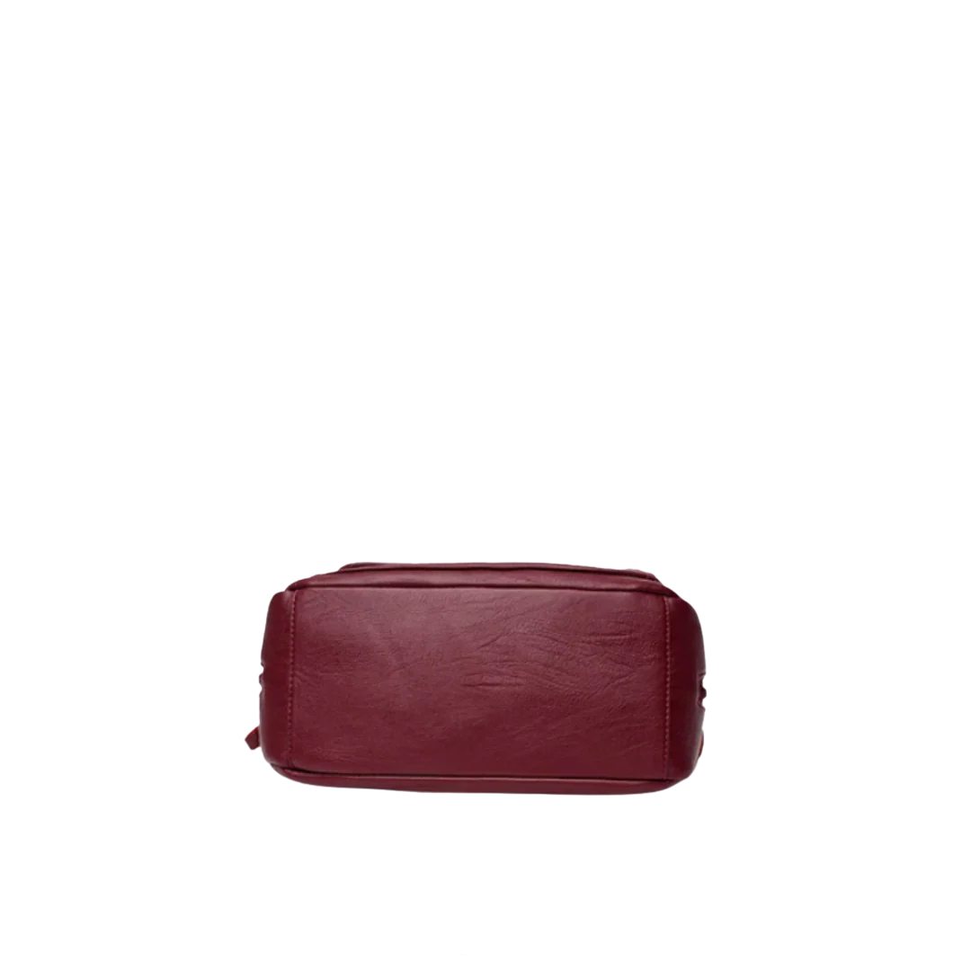 Stilvolle Handtasche aus Leder – kompakt, elegant und praktisch