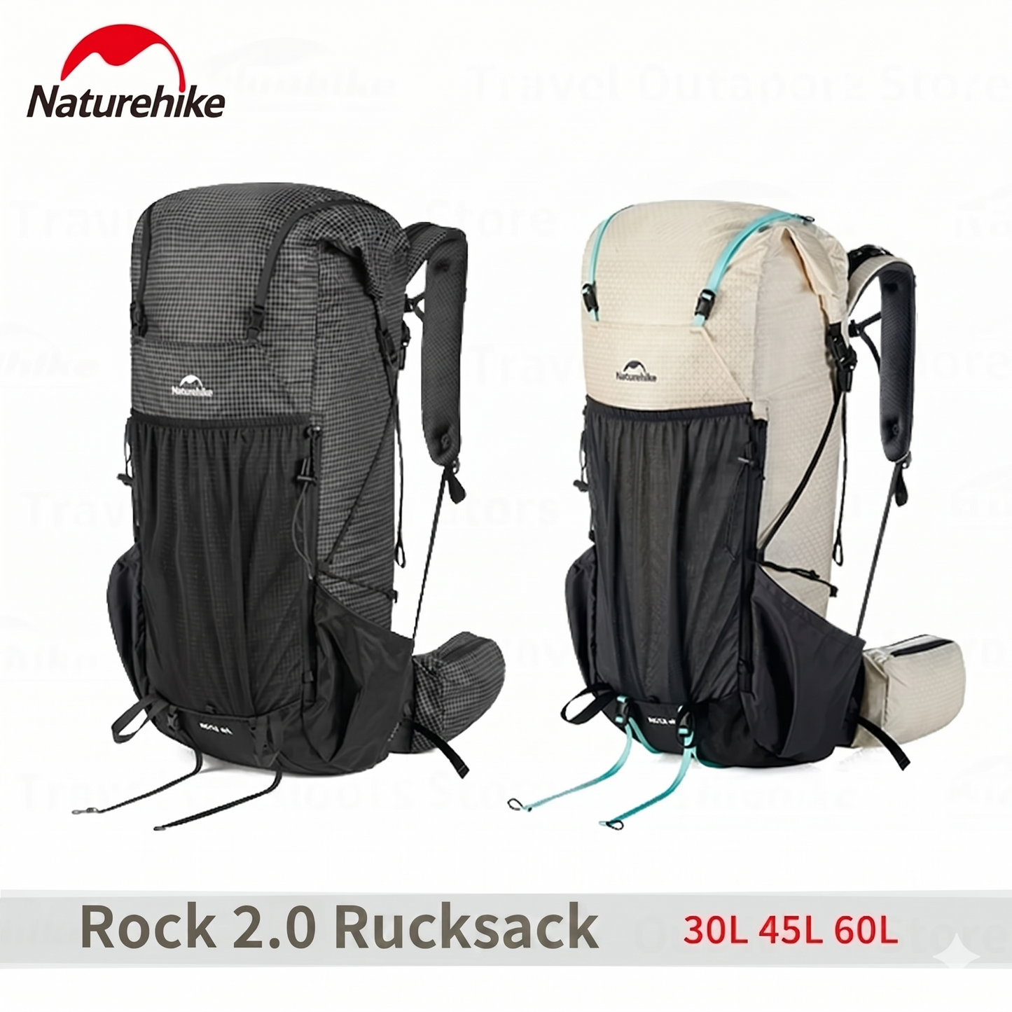 Ultraleichter Wanderrucksack Birkengeist – 30/45/60L