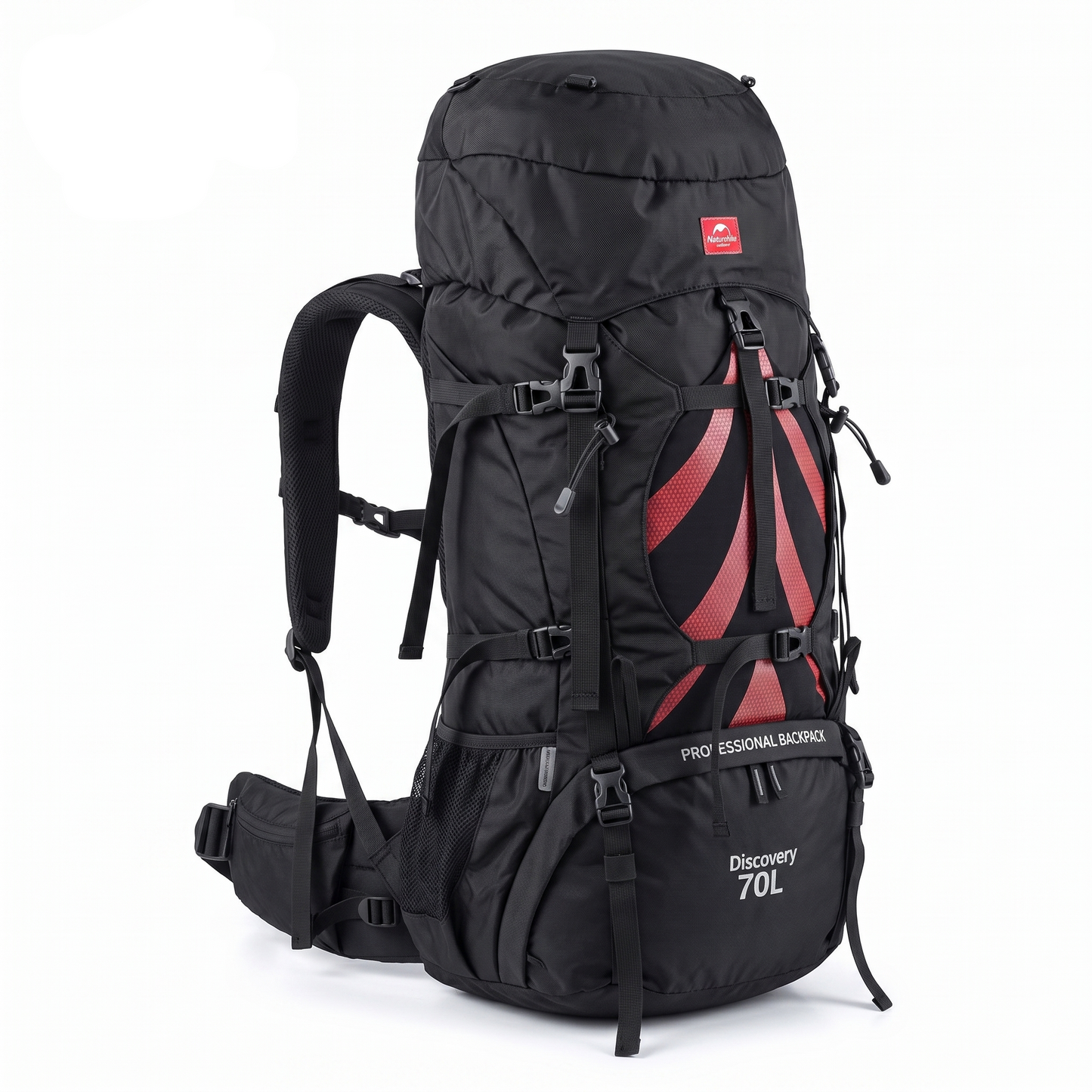 Wanderrucksack 70L Entdeckerstolz – Air-Flow & Regenhülle