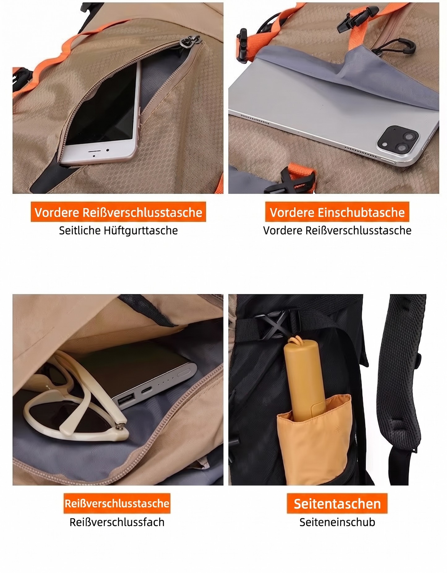 Leichter Wanderrucksack Federleicht 47L – Nur 960g Gewicht
