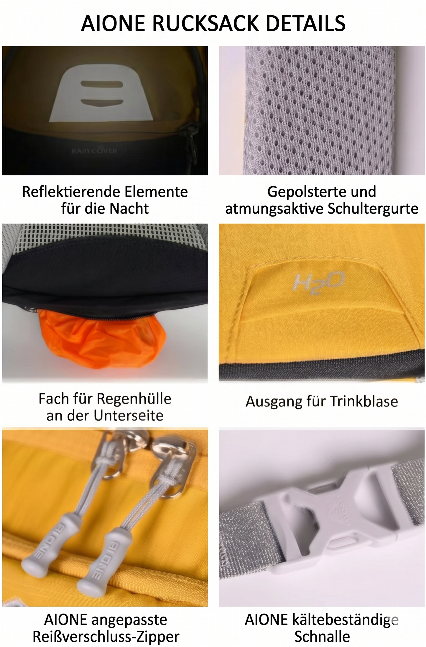 Wanderrucksack 25L wasserdicht – Leicht, atmungsaktiv & robust