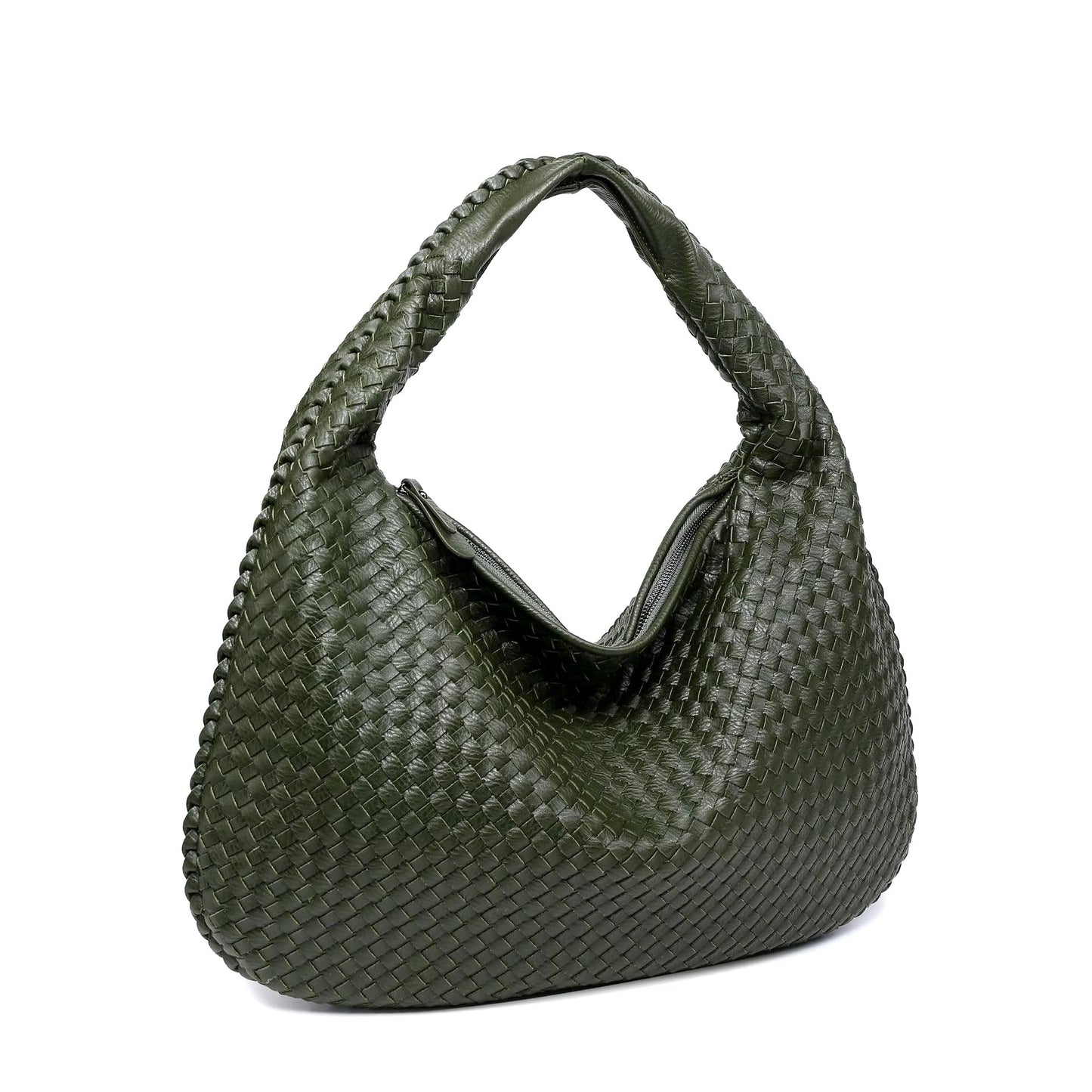 Geflochtene Leder Handtasche – Perfekt für Freizeit & Büro