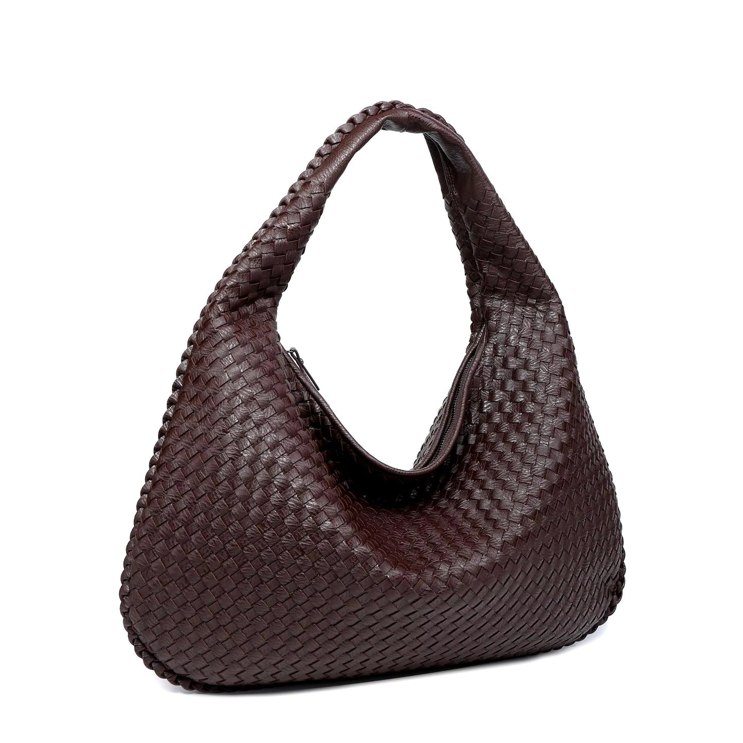 Geflochtene Leder Handtasche – Perfekt für Freizeit & Büro
