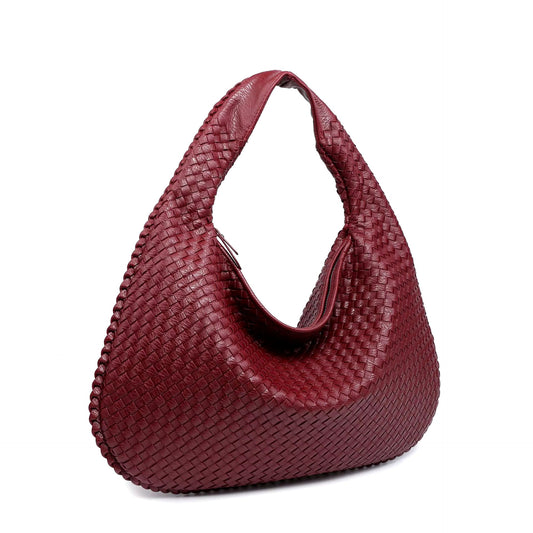 Geflochtene Leder Handtasche – Perfekt für Freizeit & Büro