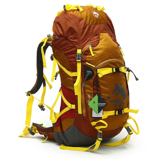 Wanderrucksack 55L Wolfspfad – Reißfest mit Regenhülle