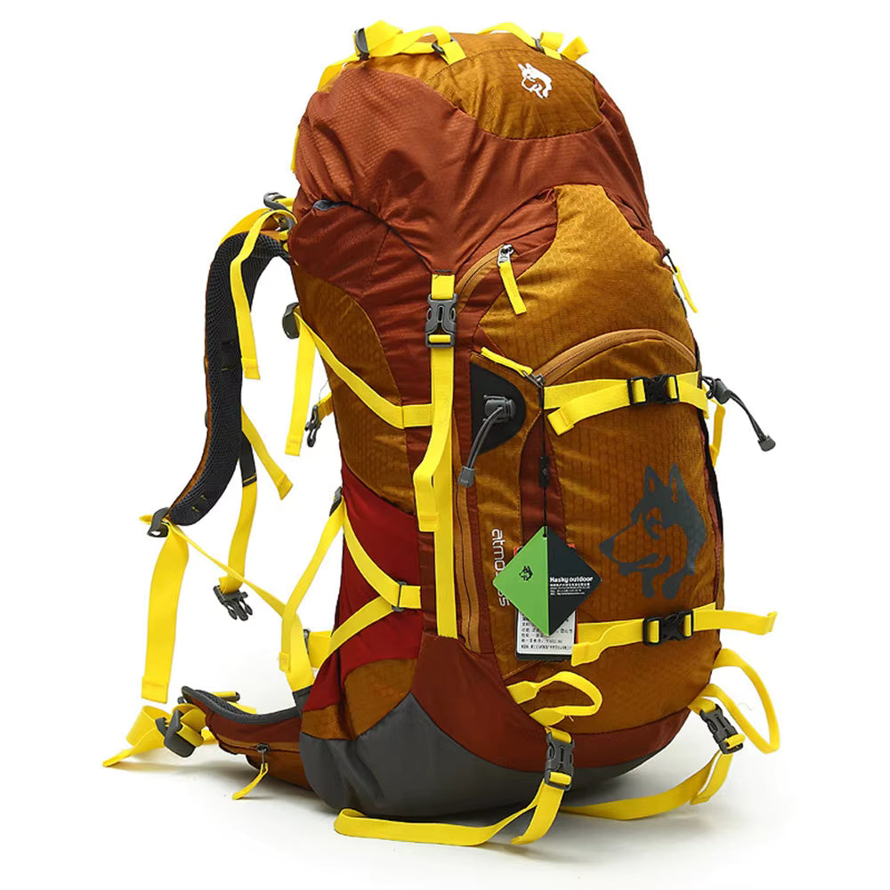 Wanderrucksack 55L Wolfspfad – Reißfest mit Regenhülle