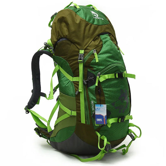 Wanderrucksack 55L Wolfspfad – Reißfest mit Regenhülle