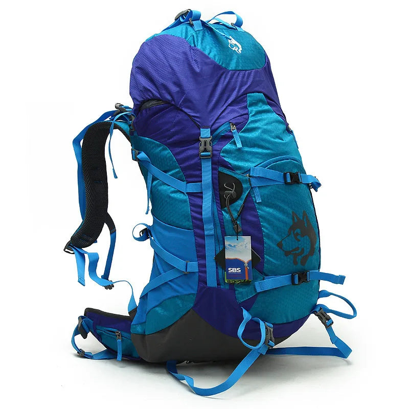 Wanderrucksack 55L Wolfspfad – Reißfest mit Regenhülle