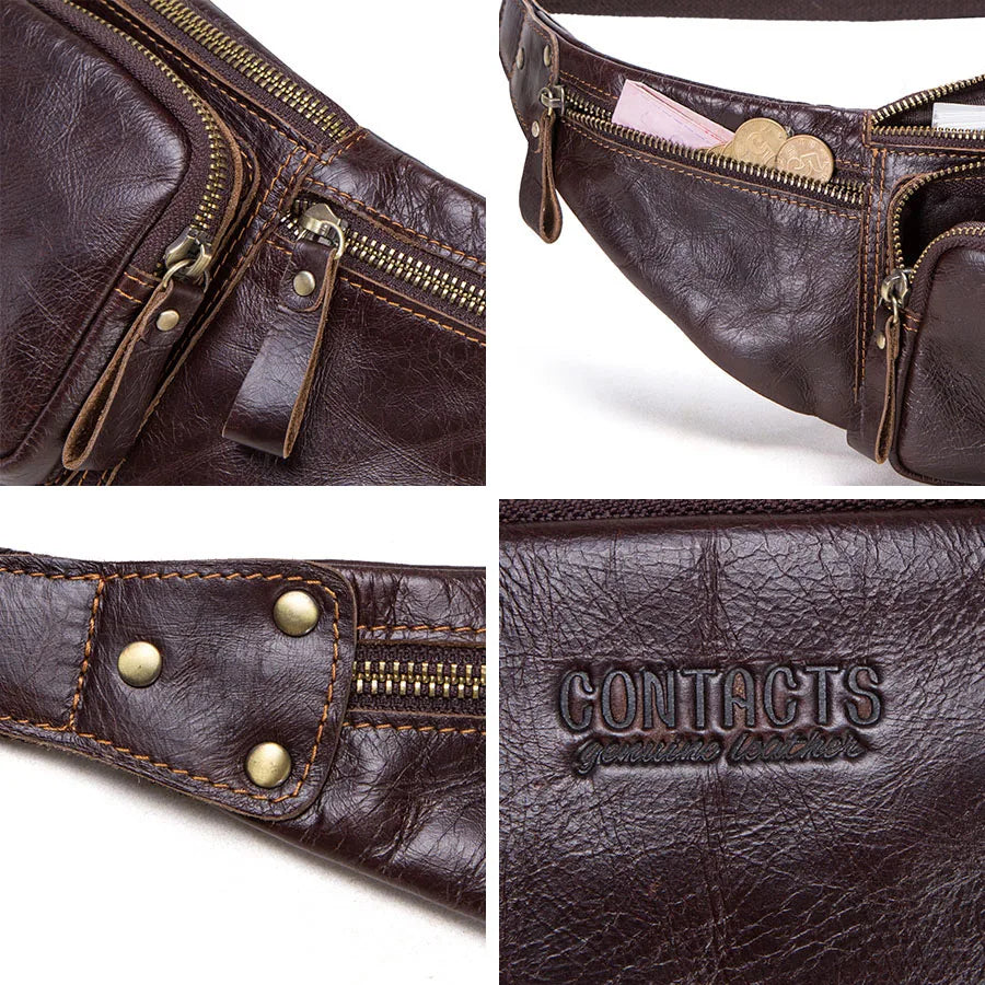Gürteltasche Leder – Kompakt für Handy & Karten