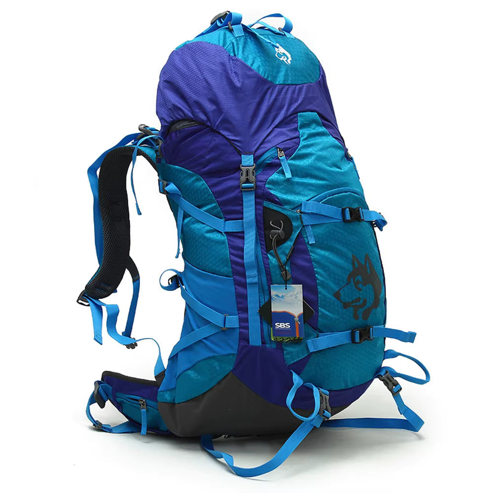 Wanderrucksack 55L Wolfspfad – Reißfest mit Regenhülle
