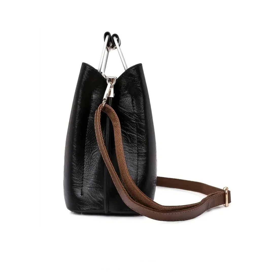 Premium-Handtasche aus veganem Leder 6L  – stilvoll, elegant & praktisch