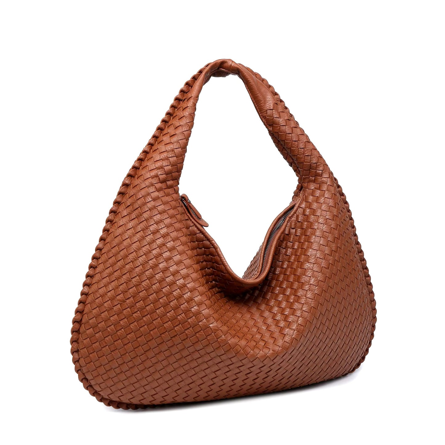 Geflochtene Leder Handtasche – Perfekt für Freizeit & Büro