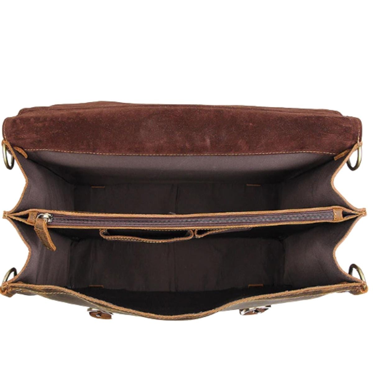 Braune Leder Crossbodytasche 20L Aurelion – Vintage Duffel aus Echtleder