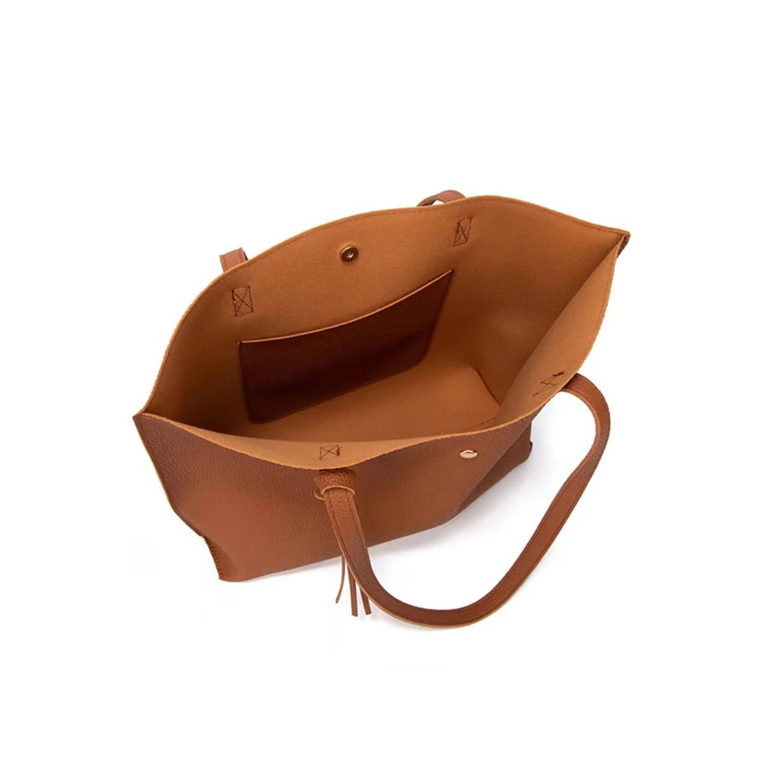 Elegante Umhängetasche aus Leder 16L – geräumig und zeitlos