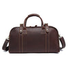 Braune Leder Crossbodytasche 20L Valerio – Vintage Duffel aus Saffiano