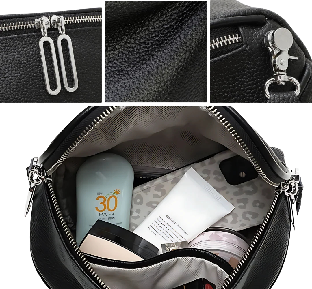 Vegane Leder-Umhängetasche Damen  1.5L – modern, leicht & praktisch