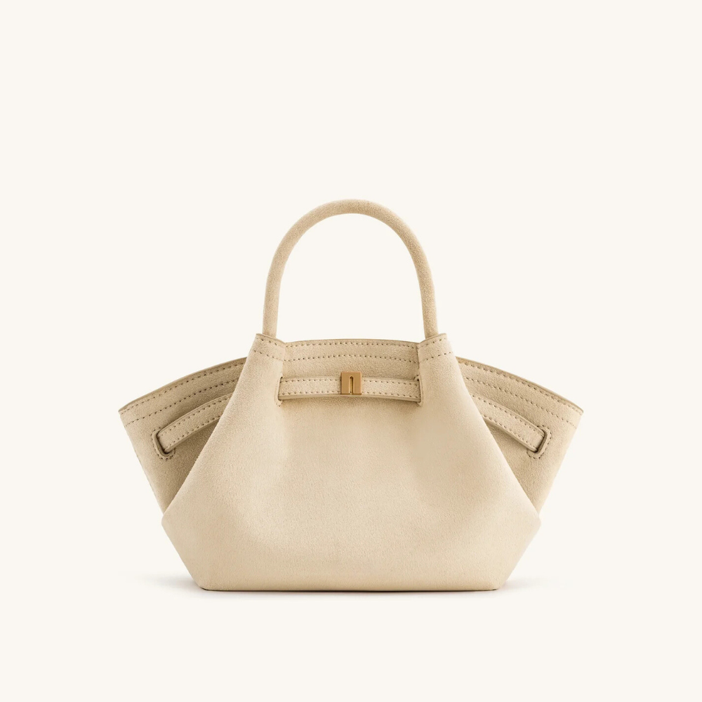 Mini Tote aus Veganem Wildleder – Elegant, Kompakt & Tierfreundlich