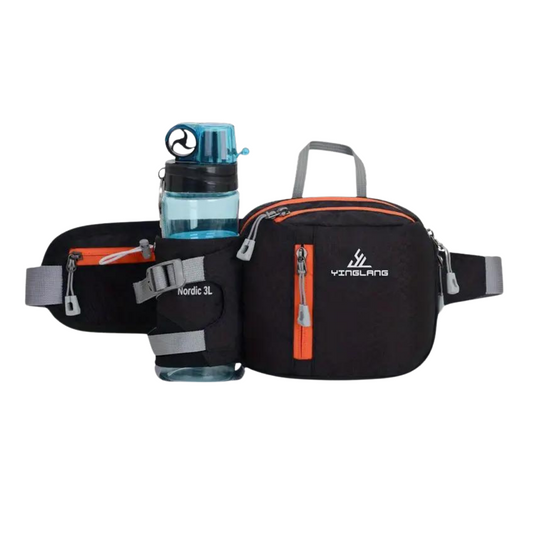 Leichte & robuste Gürteltasche mit Trinkflaschenhalter – 800D Oxford
