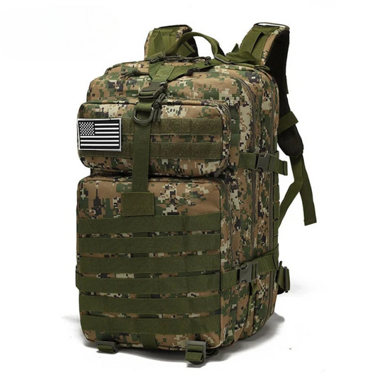 Robuster Notfallrucksack – 50L, wasserdicht & MOLLE-kompatibel