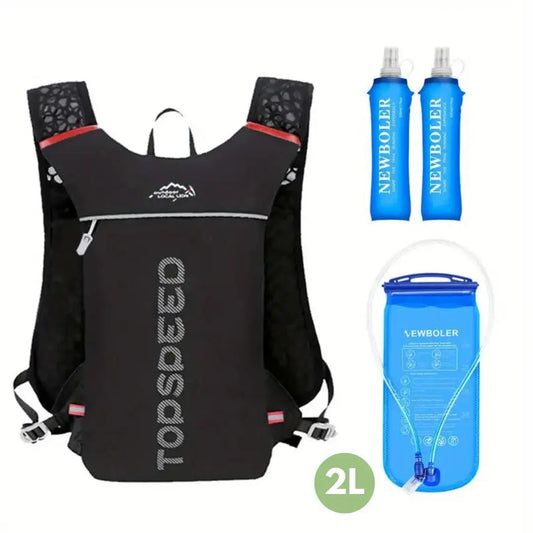 Leichter Trinkrucksack mit 2L Wasserblase – Ideal für Sport & Outdoor