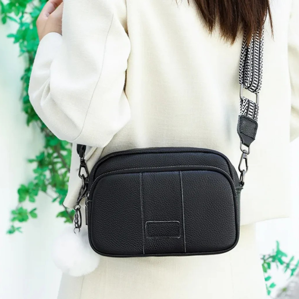 KLEINE TASCHE aus hochwertigem veganem Leder 2L – elegant & praktisch