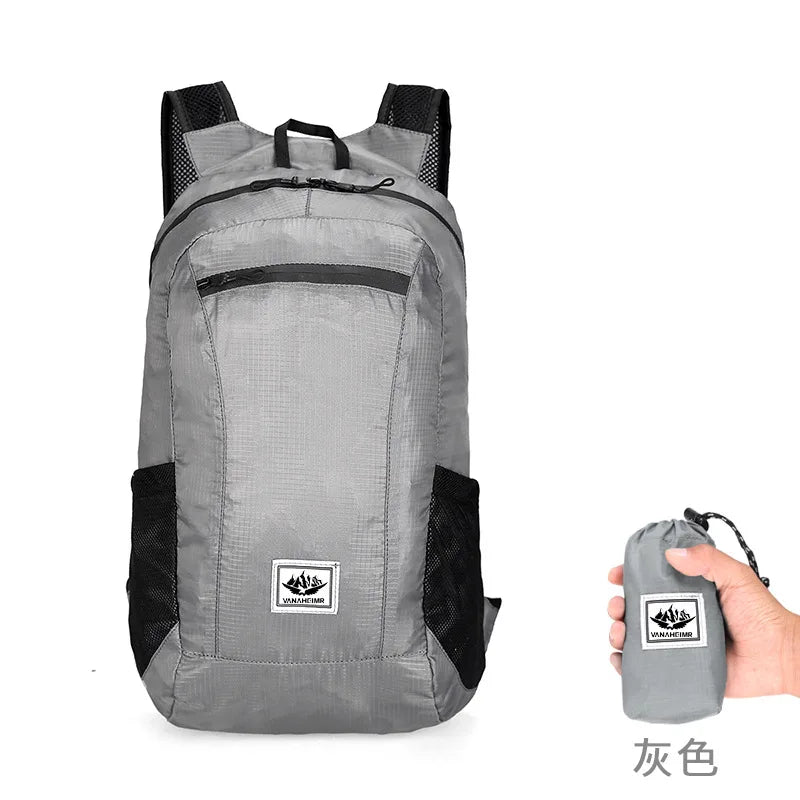 Faltbarer Rucksack 18L – Ultraleicht & Wasserdicht für Outdoor