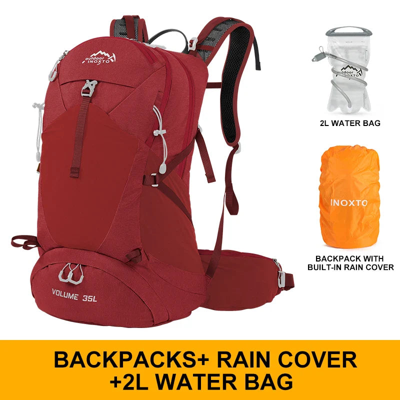 Bergsteigerrucksack 35 Liter – Regenhülle & Trinksystem-Option