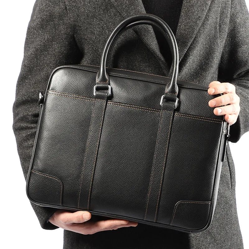 Aktentasche Herren Leder – Business Laptoptasche braun