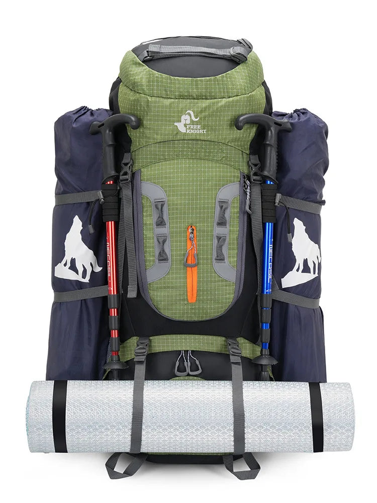 Trekkingrucksack 80L Expeditionslord – 3D-Lüftung & Schuhfach