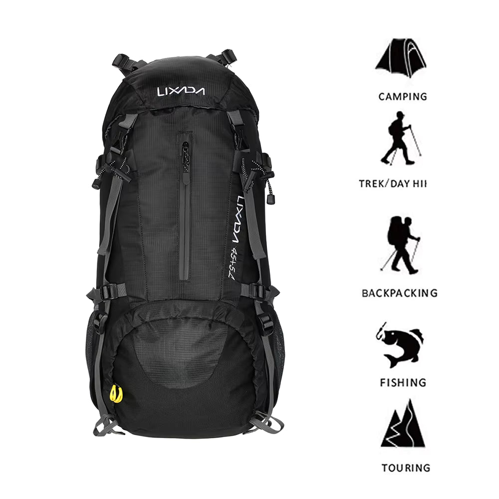 Wanderrucksack 50L Bergblitz – Leicht & mit Regenhülle