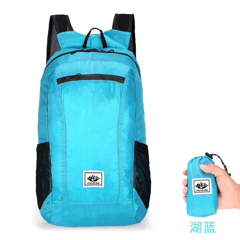 Faltbarer Rucksack 18L – Ultraleicht & Wasserdicht für Outdoor