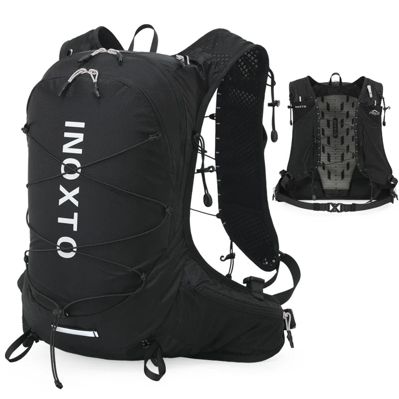Lauf- & Fahrradrucksack 18L – Trinksystem & 360° Reflektoren