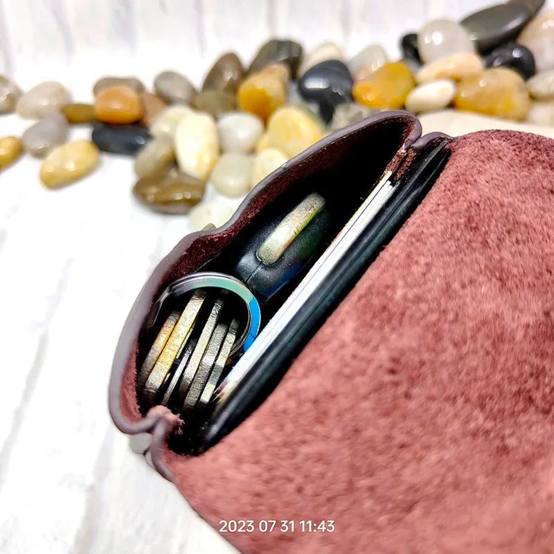 Gürteltasche Leder Mini – Geldbörse & Schlüsseletui