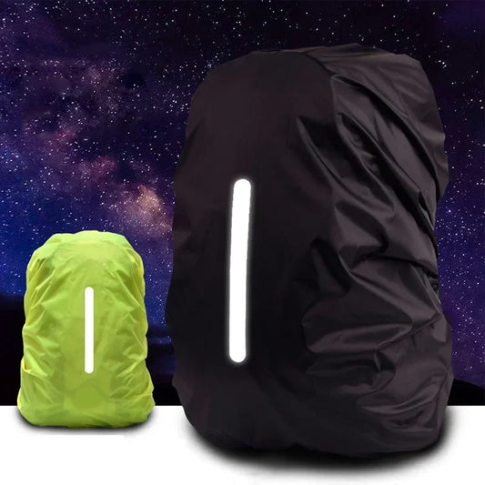 Regenschutz Rucksack 20-100L – Reflektierender Regenüberzug Wasserdicht für Fahrrad, Wandern & Camping